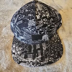 Black and White Patterned Hat